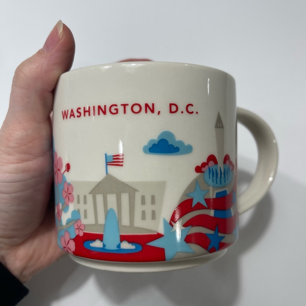 STARBUCKS YOU ARE HERE COLLECTION WASHINGTON DC COFFEE MUG - Picture 3 of 7